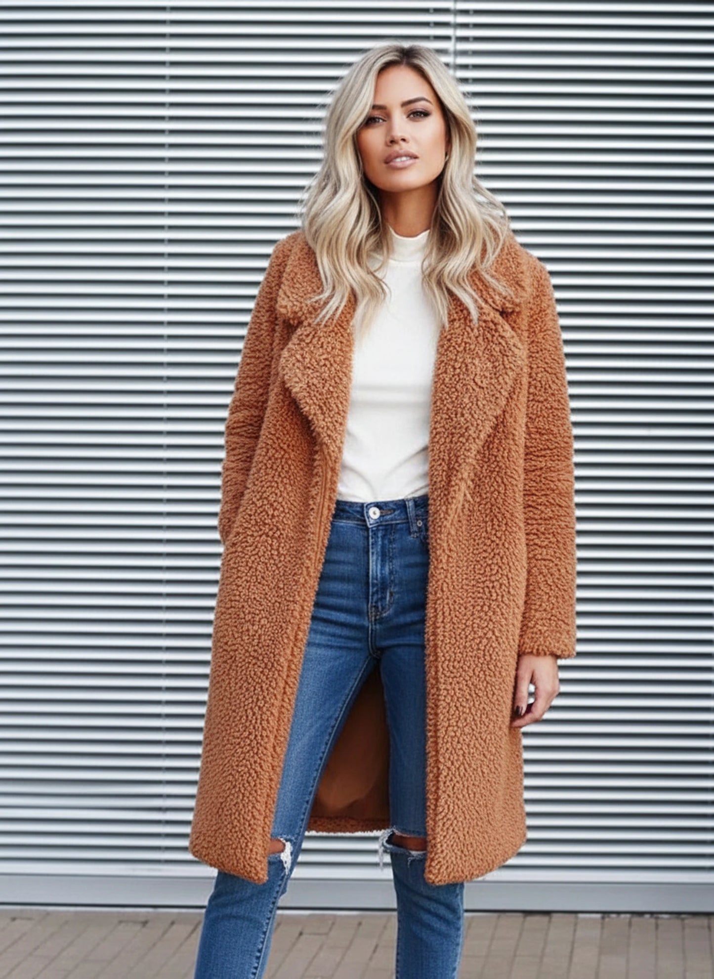 Oversized Teddy Winter Coat for Women