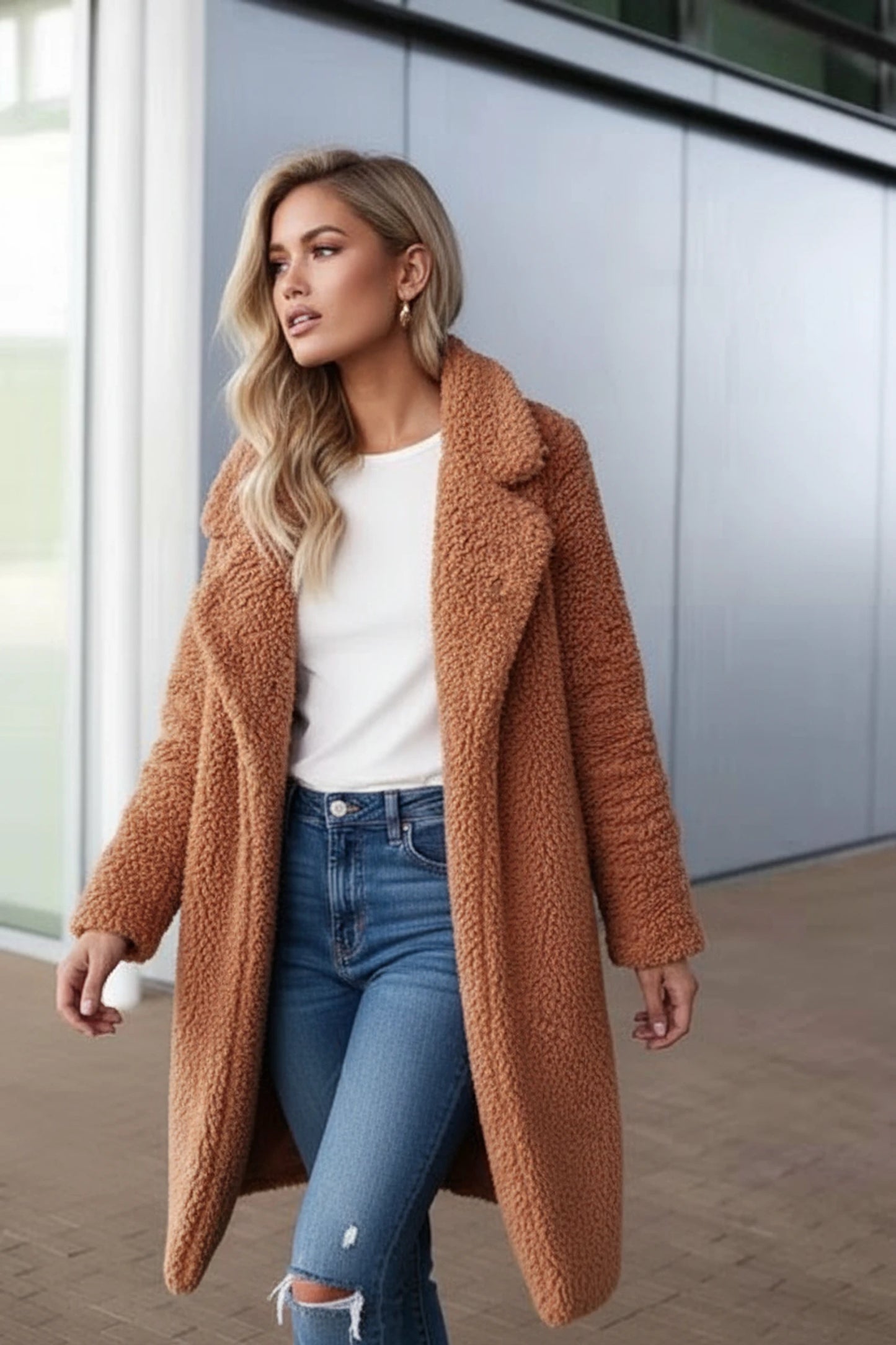 Oversized Teddy Winter Coat for Women