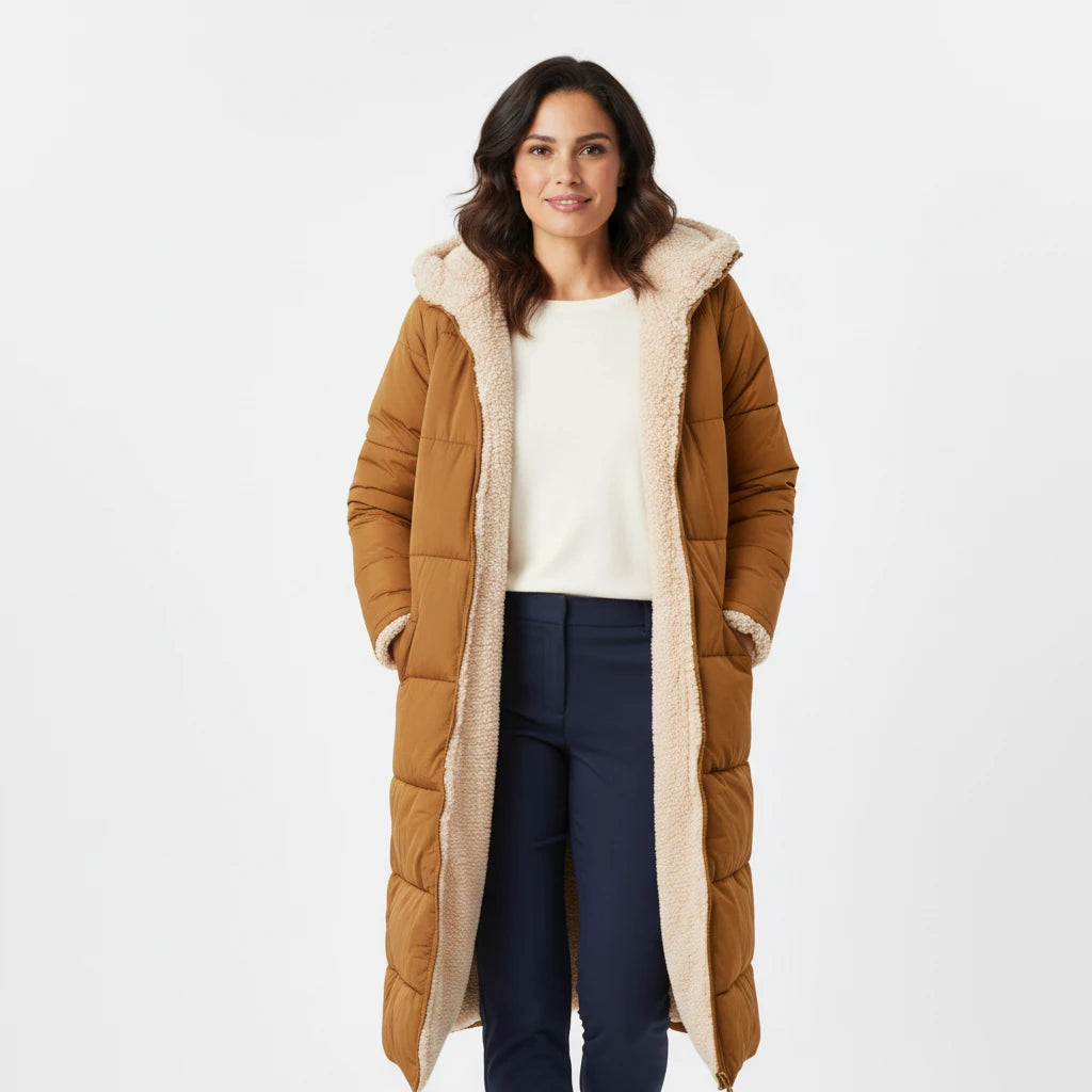 Hooded Puffer Jacket for Women