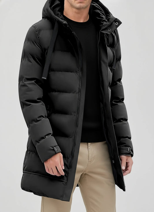 Hooded Puffer Jacket for Men