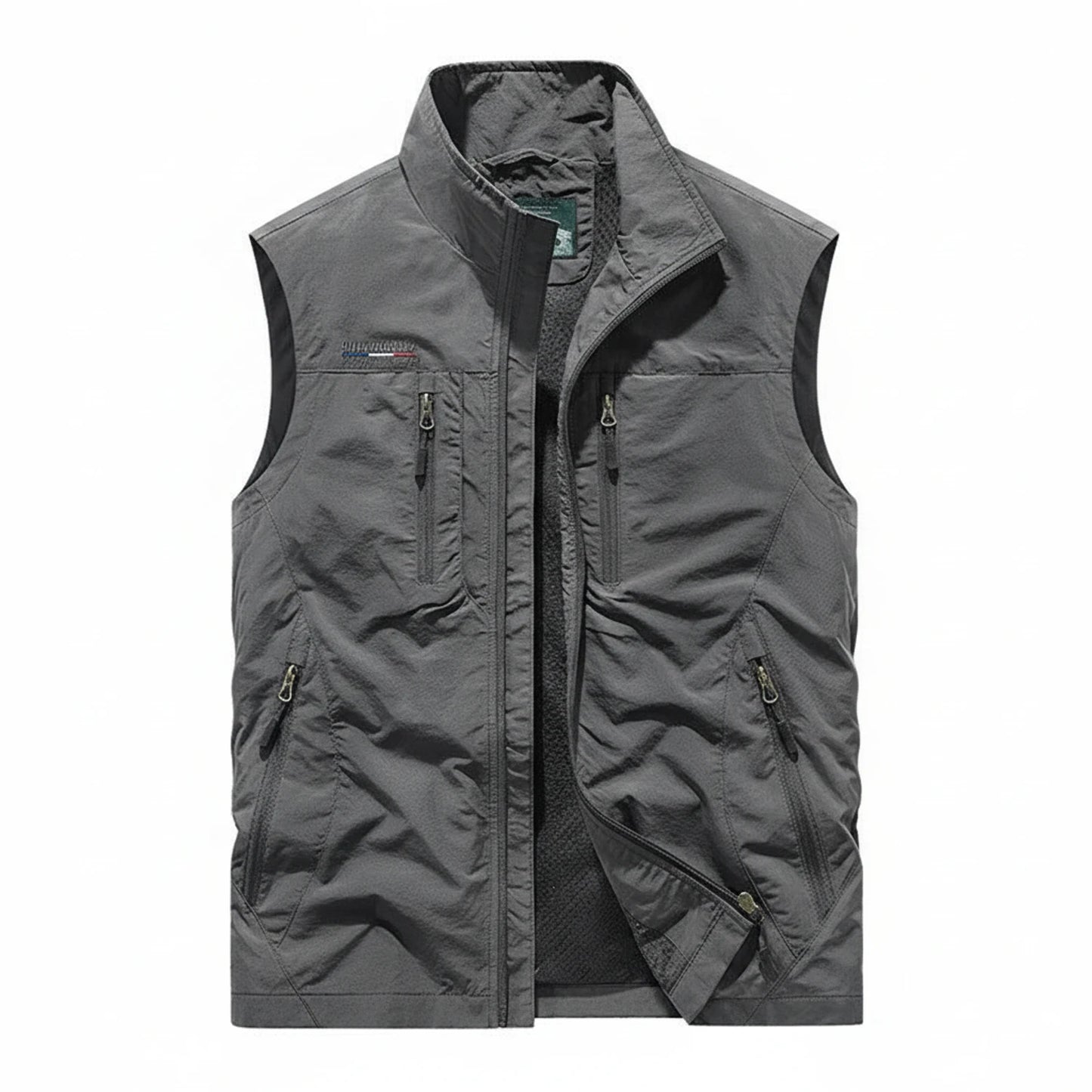 Full Zip Outdoor Vest for Men