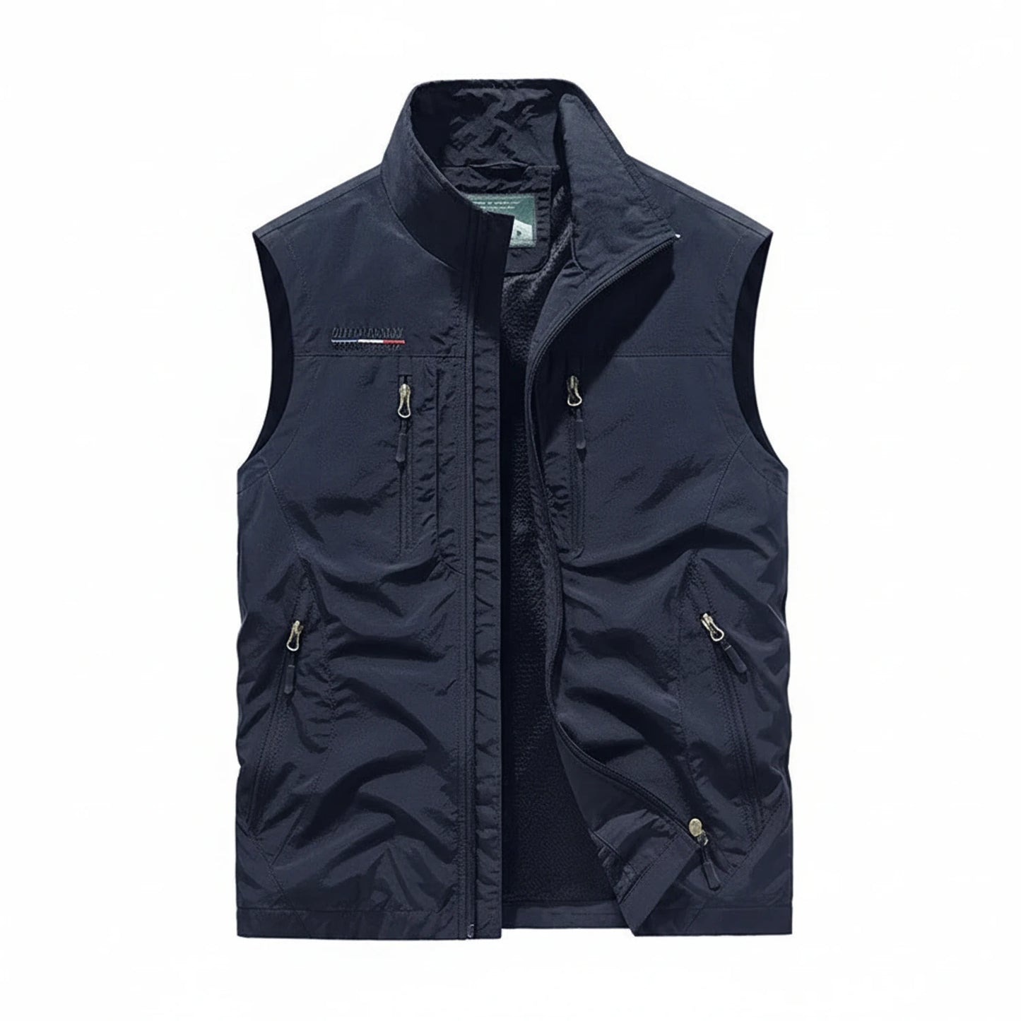Full Zip Outdoor Vest for Men