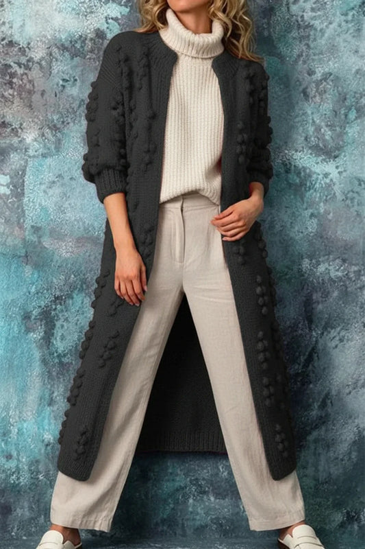 Open Front Long Cardigan for Women AI replaced image