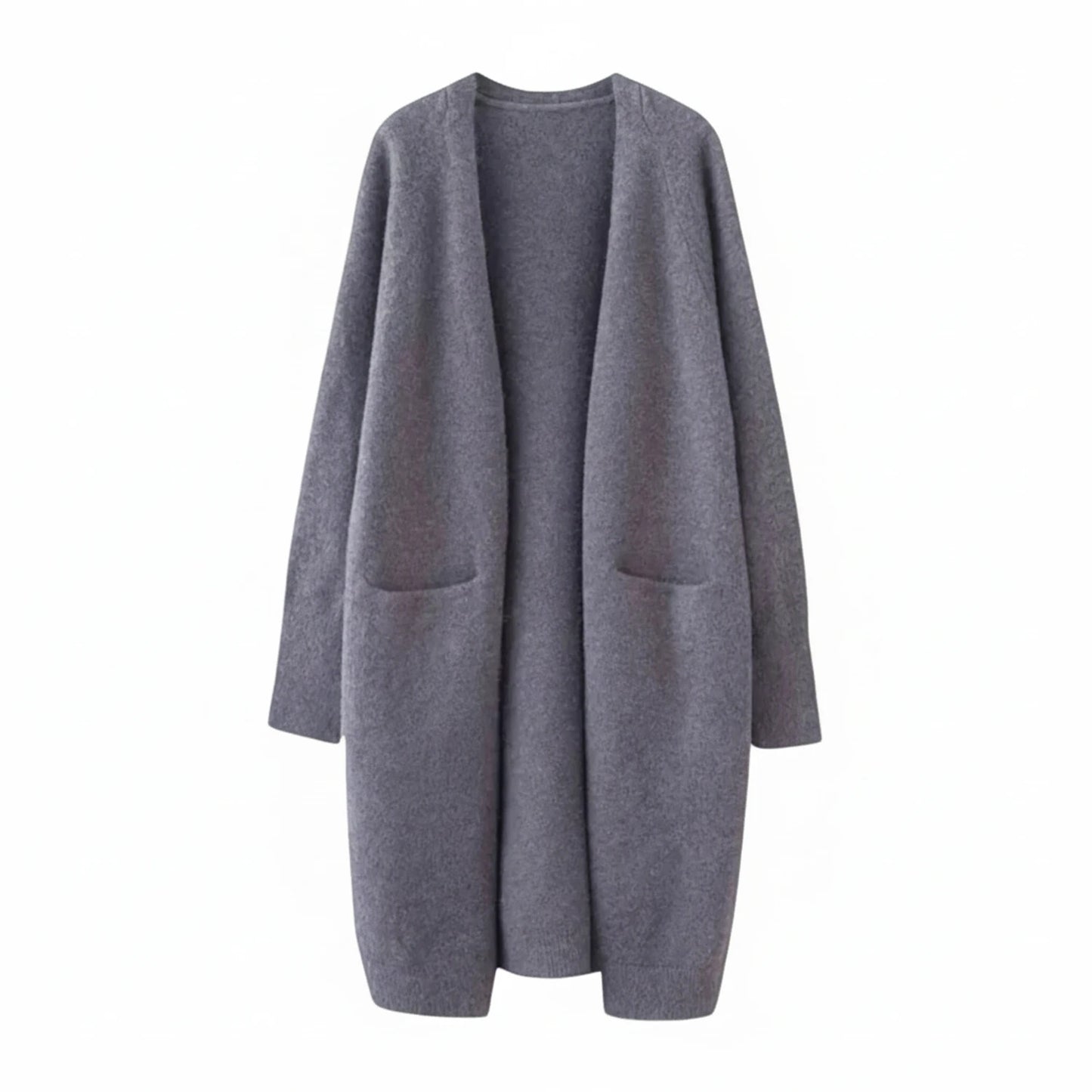 Open Front Long Winter Cardigan for Women