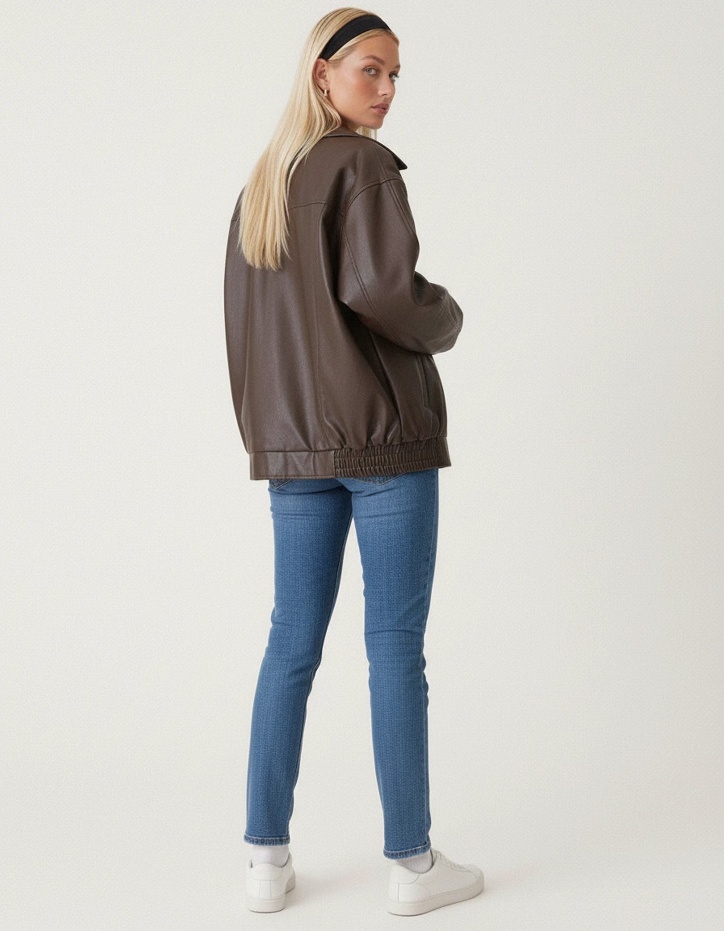 Oversized Bomber Jacket for Women
