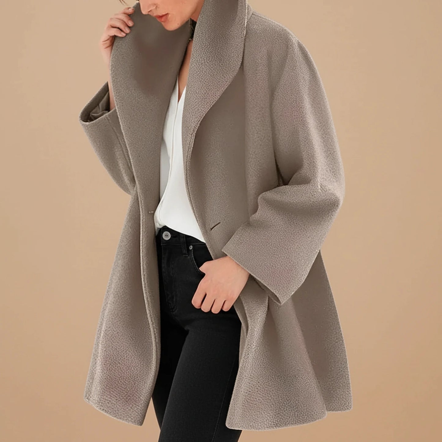 Oversized Wrap Jacket for Women