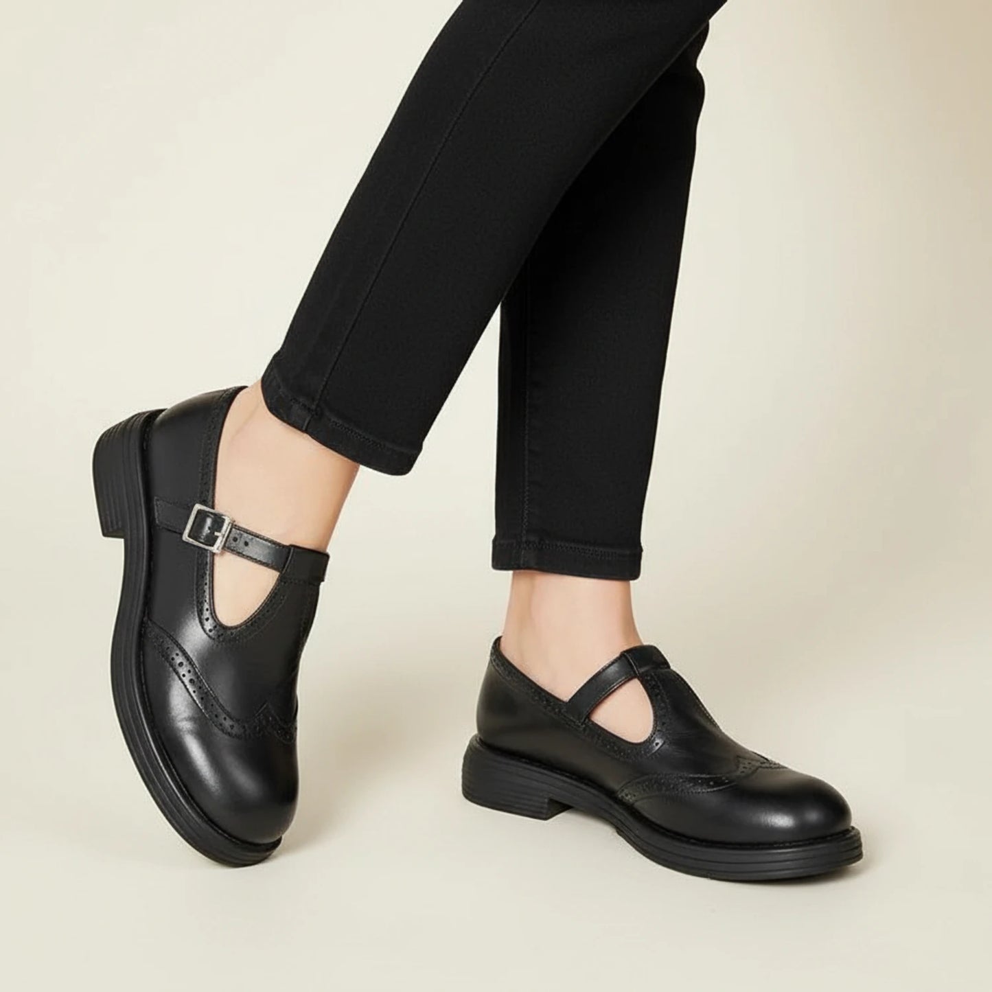 Classic Mary Jane T-Strap Shoes for Women