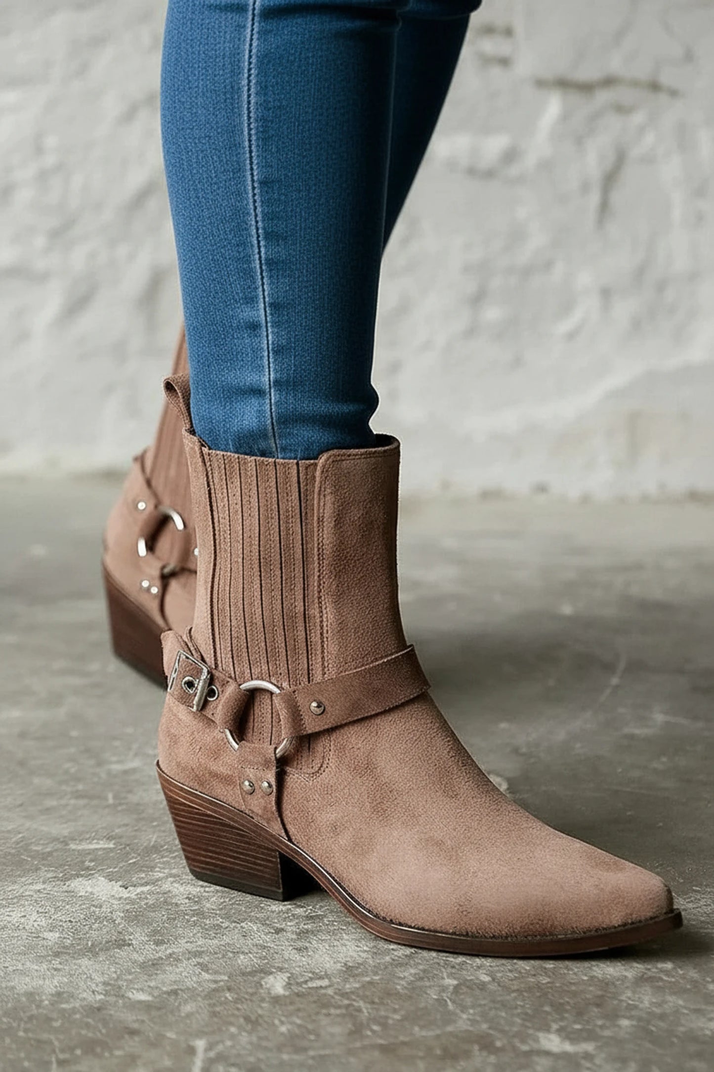 Pointed Toe Ankle Boots for Women