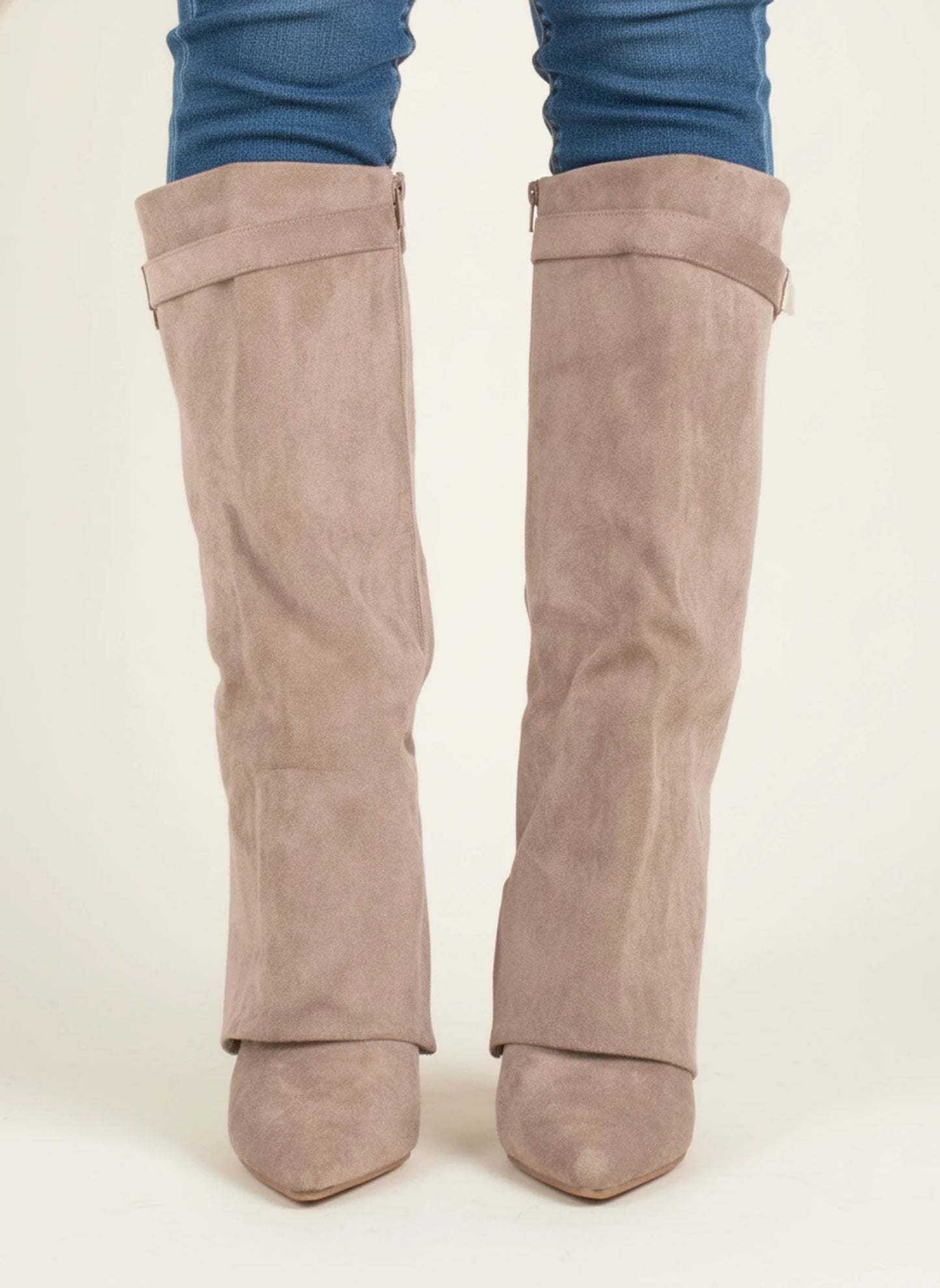 Pointed Toe Slouch High Boots for Women