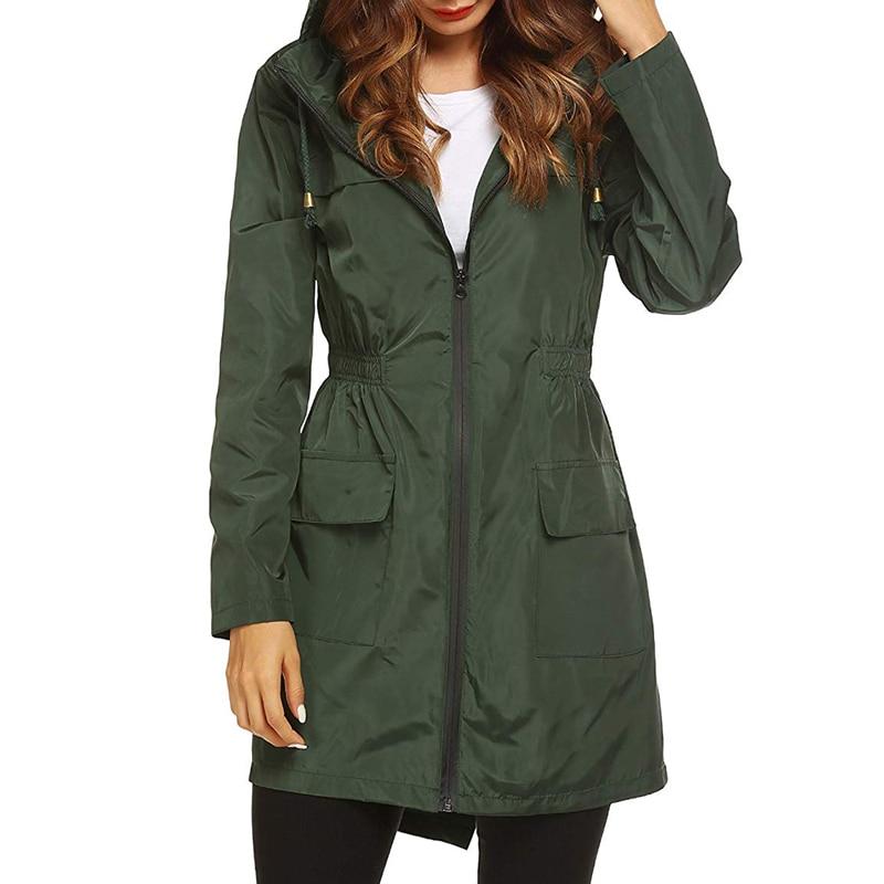 Hooded A-Line Raincoat for Women - Image 7