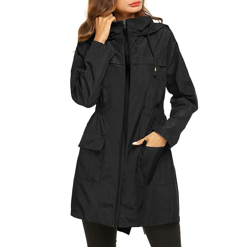 Hooded A-Line Raincoat for Women - Image 13