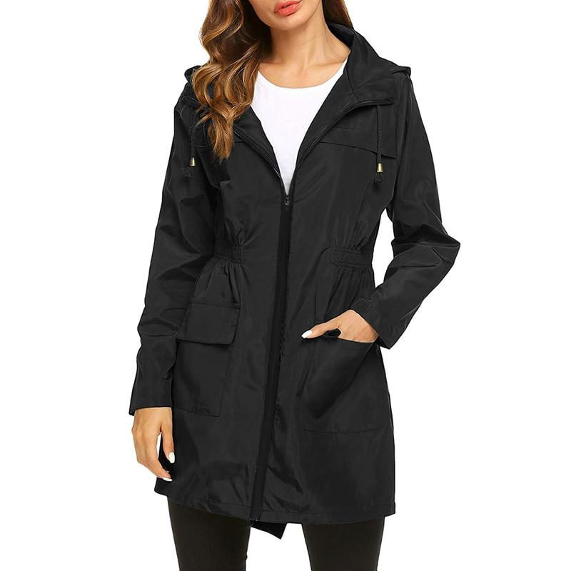 Hooded A-Line Raincoat for Women - Image 9