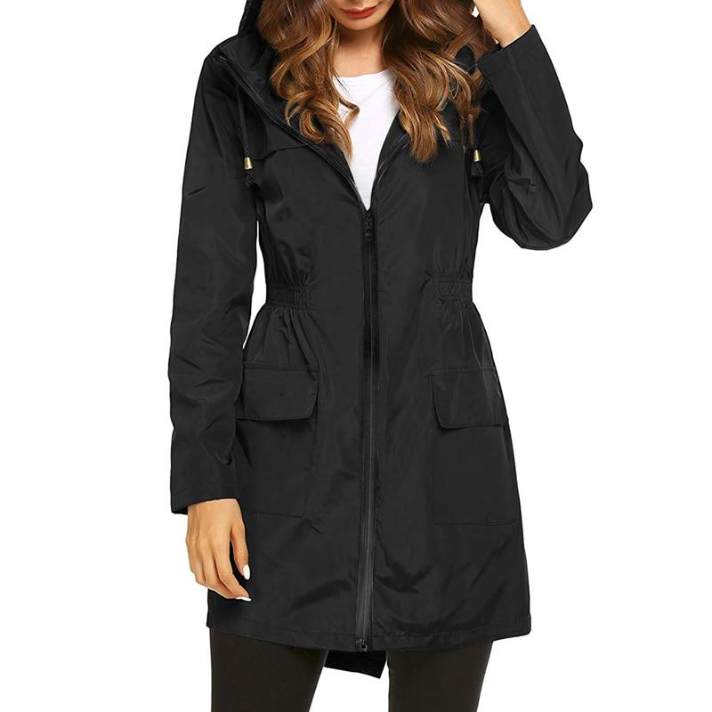 Hooded A-Line Raincoat for Women - Image 10