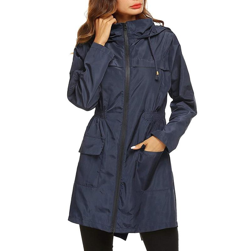 Hooded A-Line Raincoat for Women - Image 12