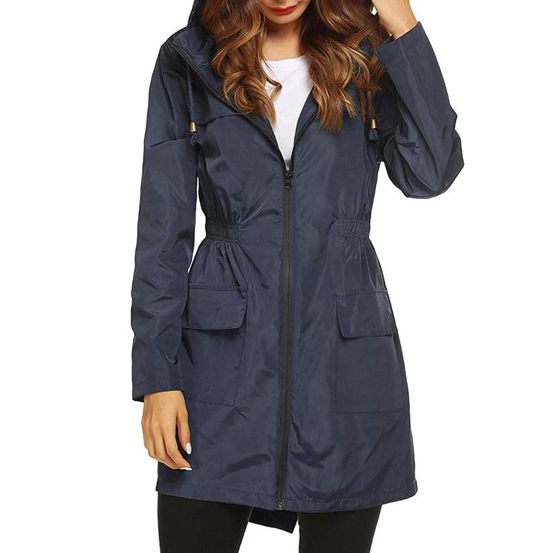 Hooded A-Line Raincoat for Women - Image 4
