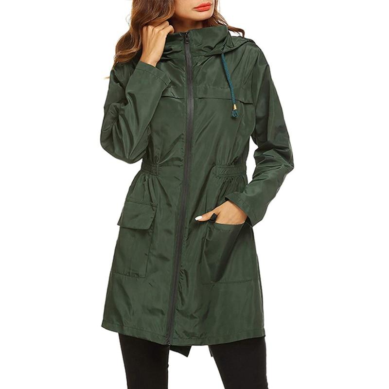 Hooded A-Line Raincoat for Women - Image 14