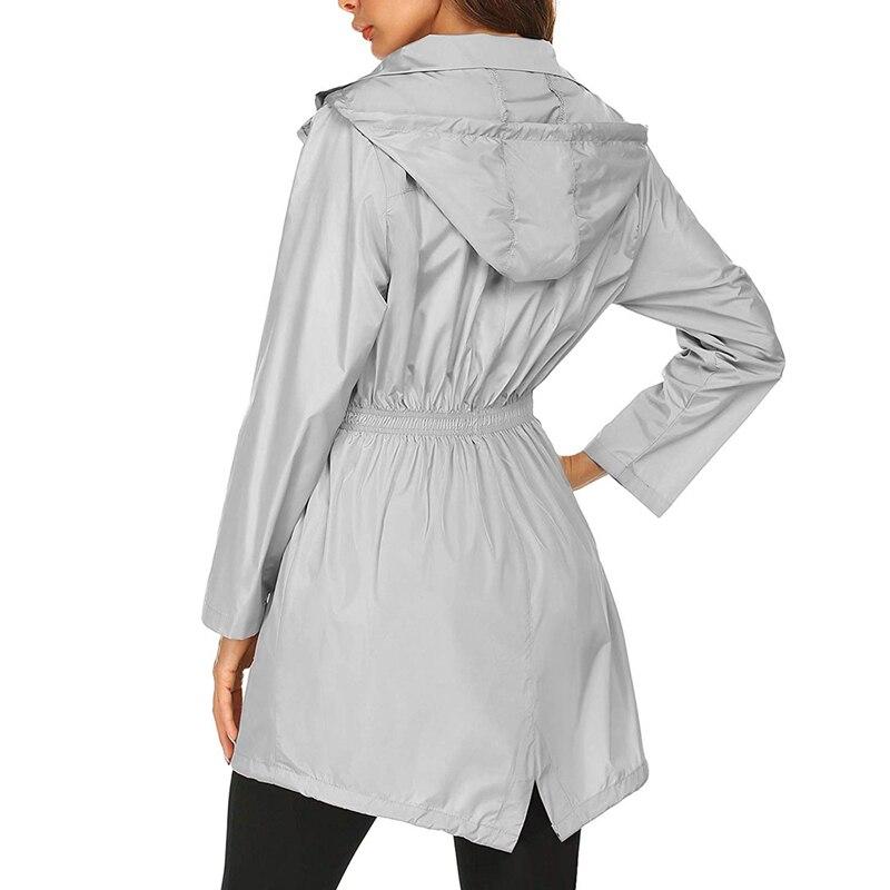 Hooded A-Line Raincoat for Women - Image 3