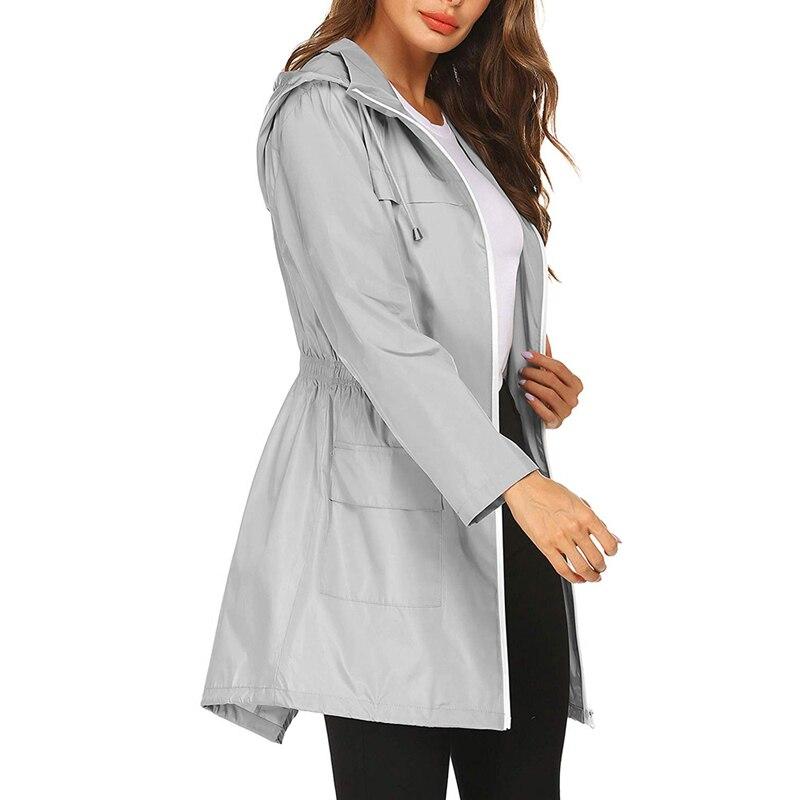 Hooded A-Line Raincoat for Women - Image 2