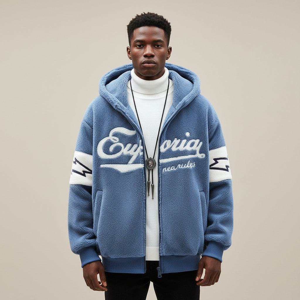 Hooded Zip-Up Jacket for Men 