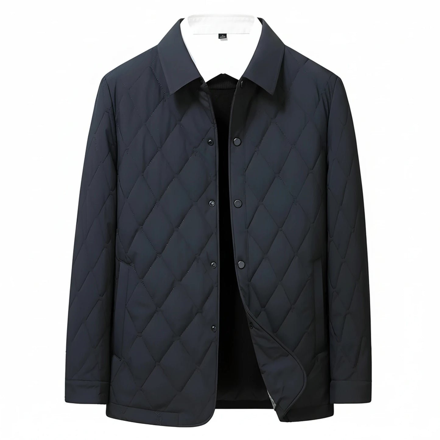Quilted Collared Jacket for Women