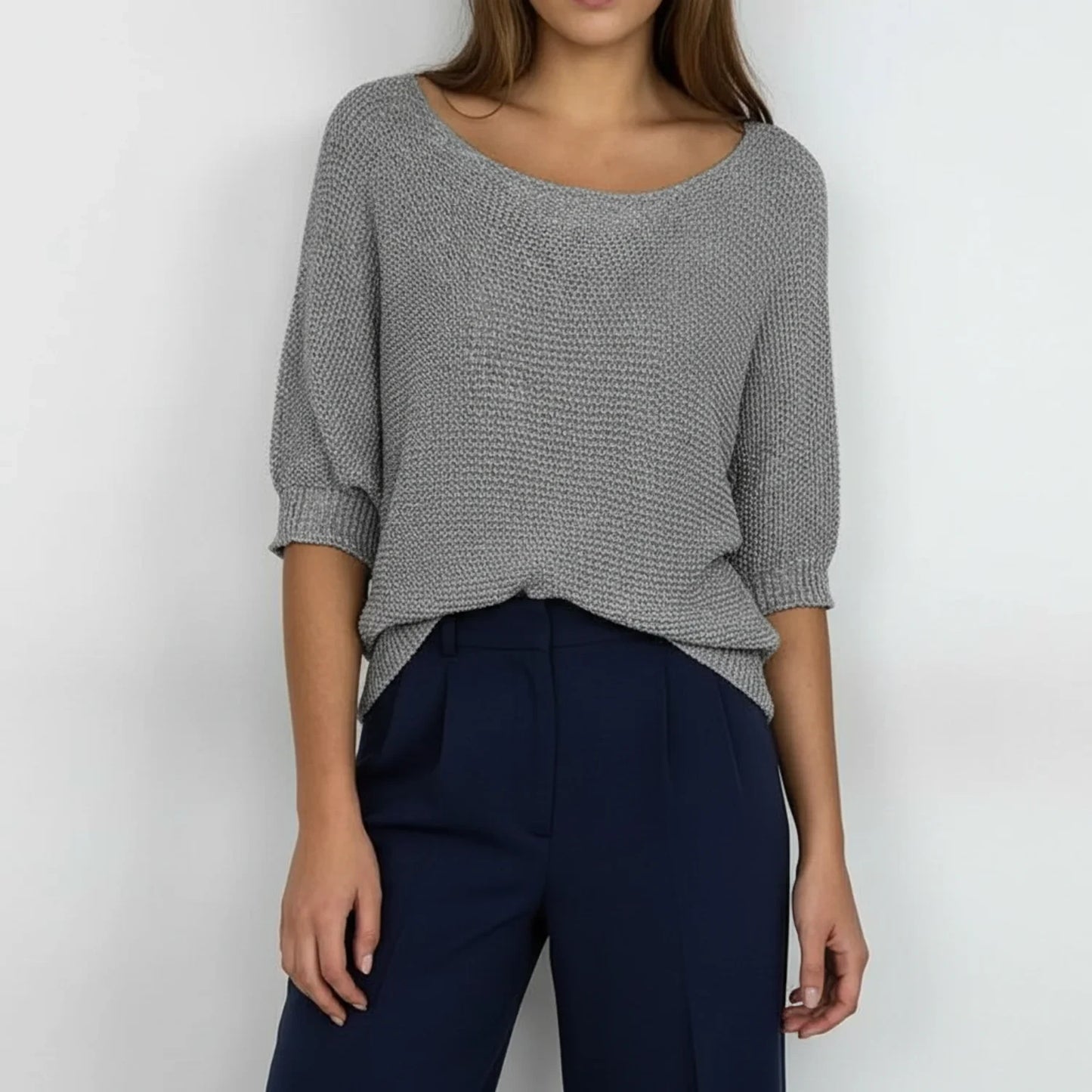Relaxed Fit Sweater for Women AI replaced image