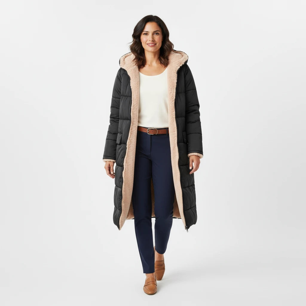 Hooded Puffer Jacket for Women