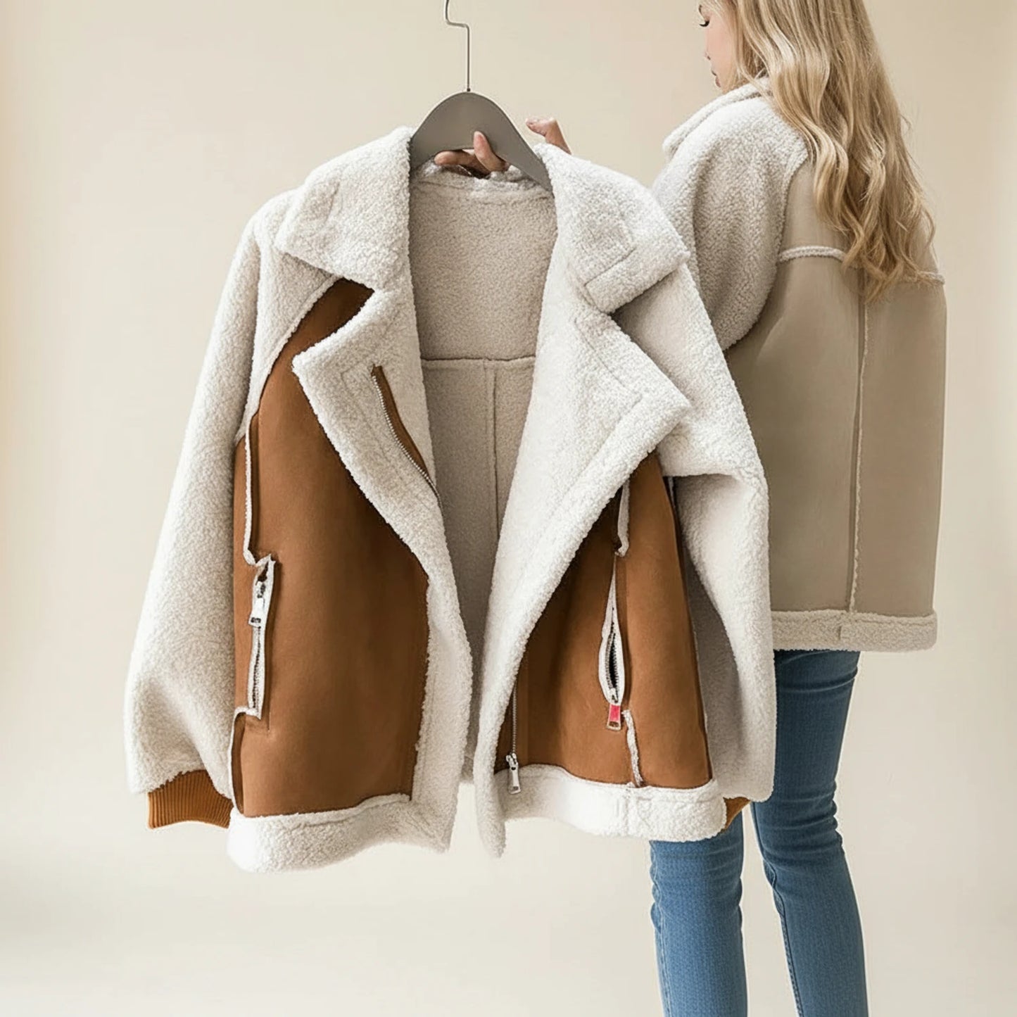 Sherpa Collar Winter Jacket for Women