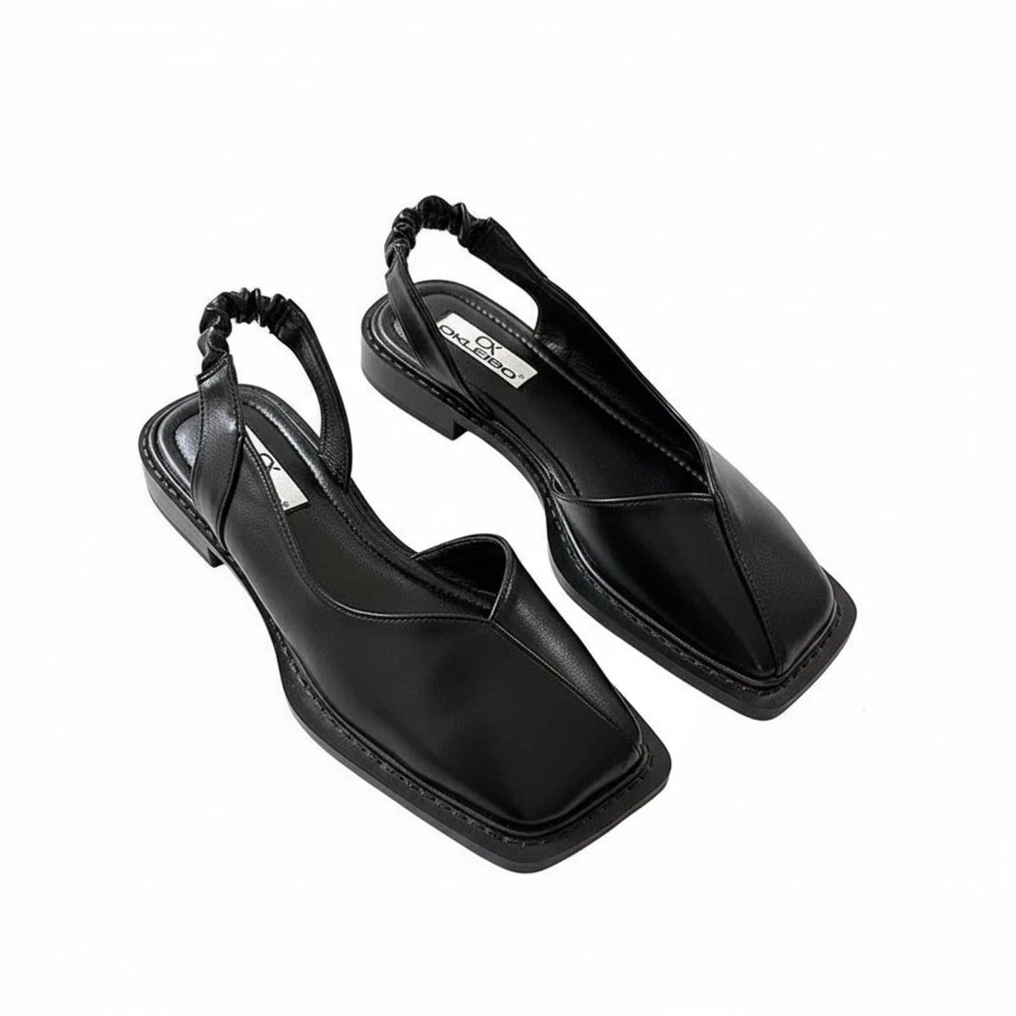 Square Toe Slingback Sandals for Women