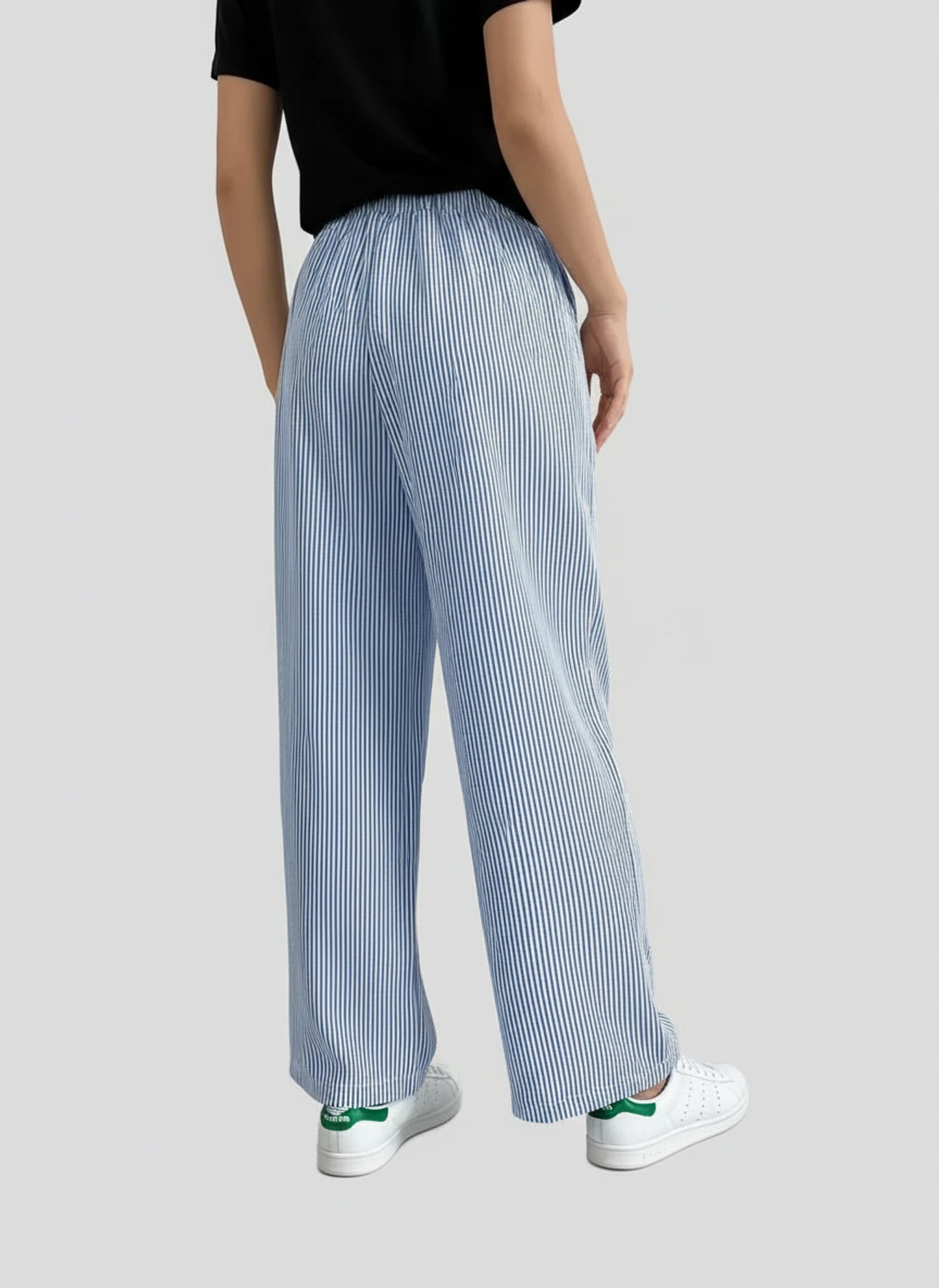Striped Wide Leg Pants for Women