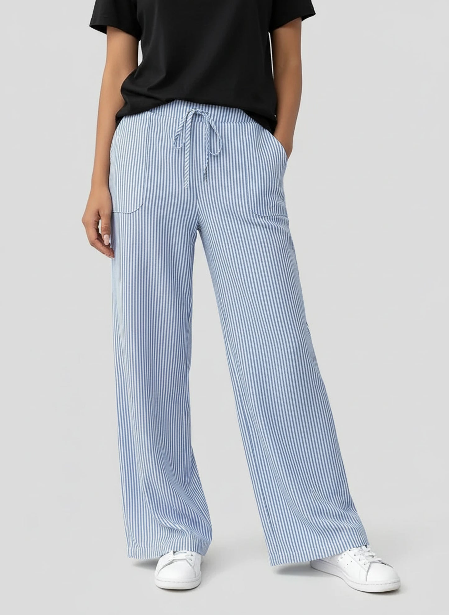 Striped Wide Leg Pants for Women