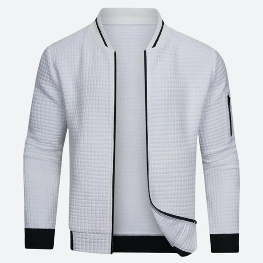 Quilted Bomber Jacket for Men - Image 1