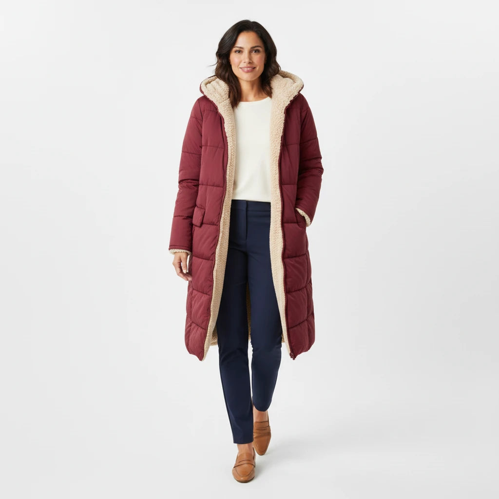 Hooded Puffer Jacket for Women