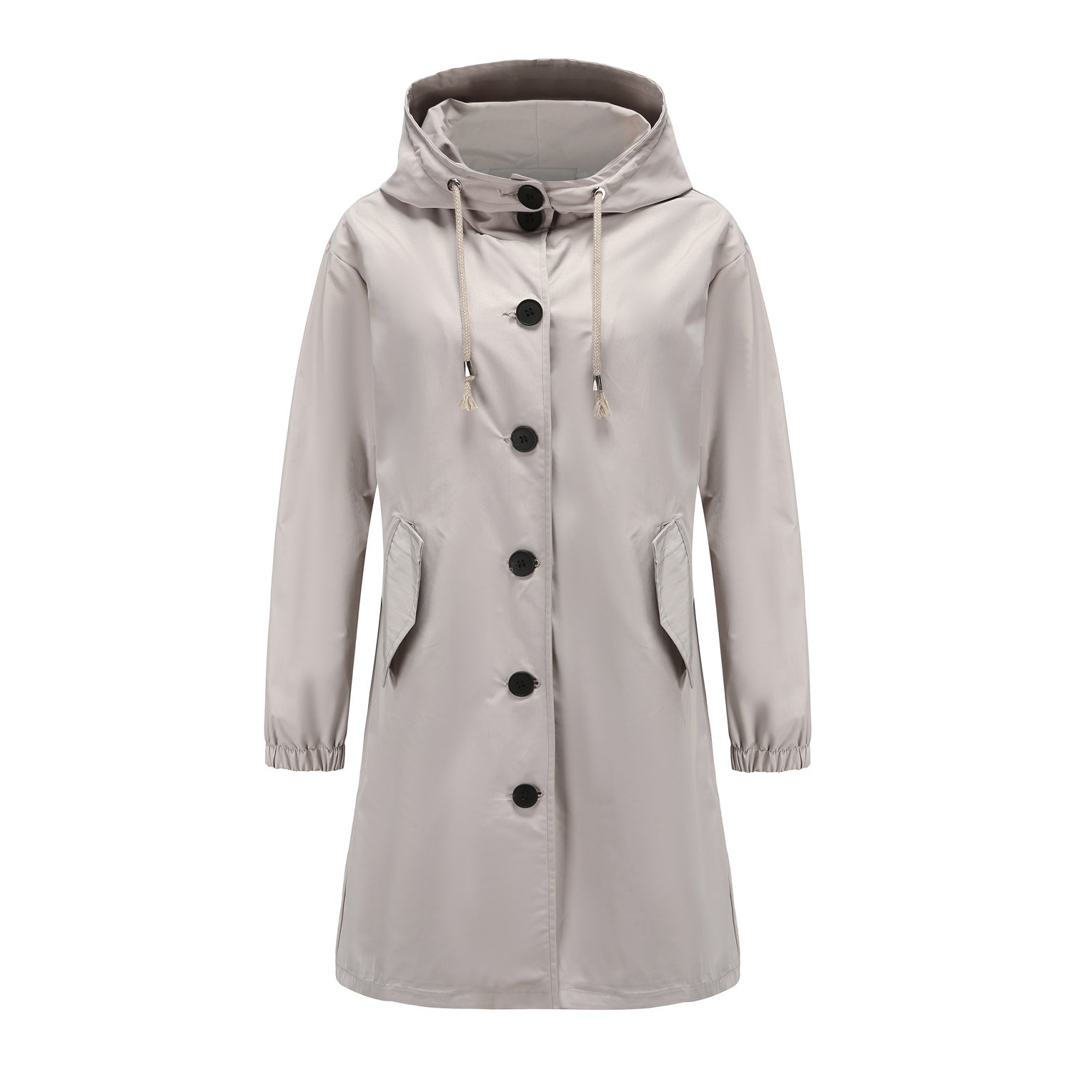 Hooded Long Coat for Women - Image 4