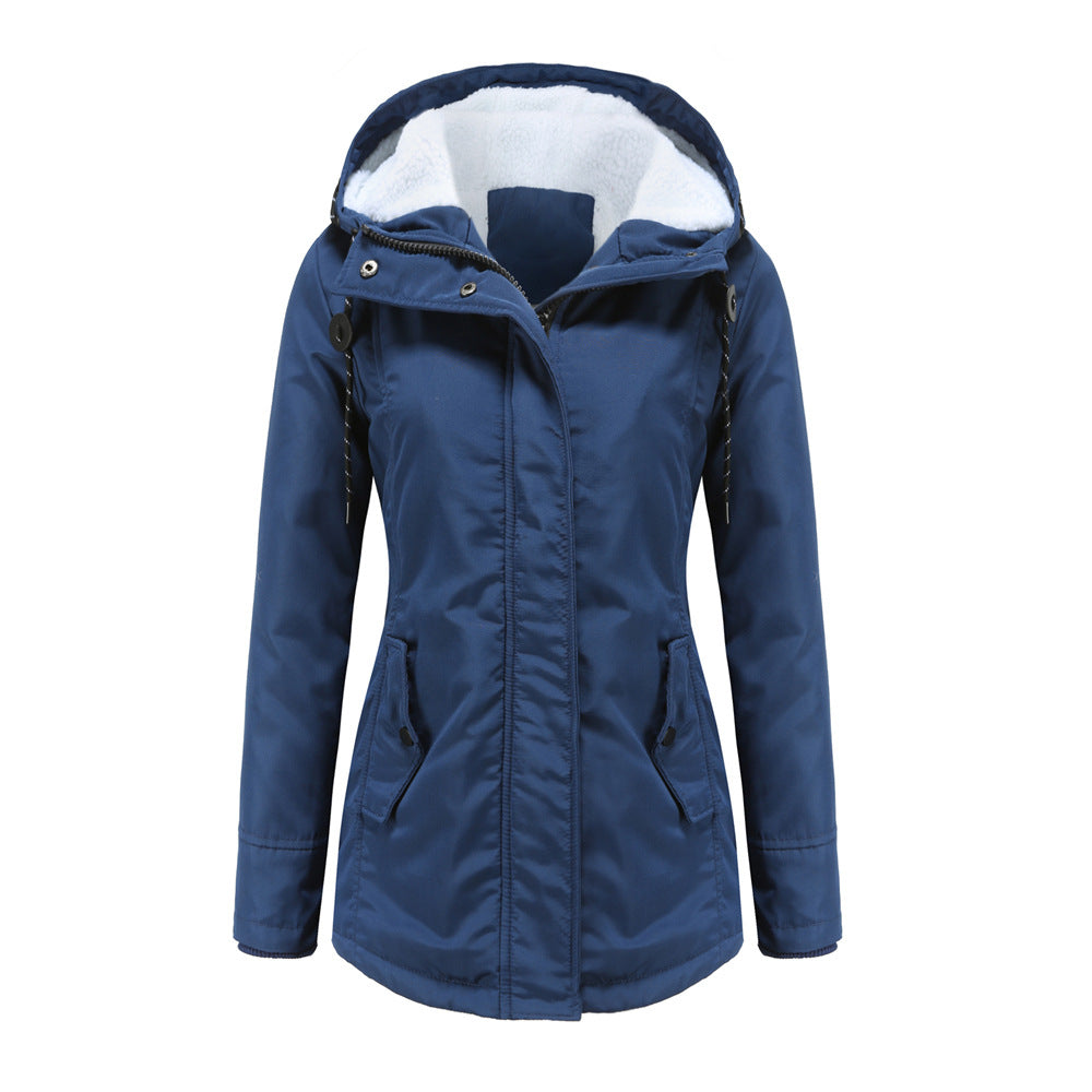 Quilted Lined Hooded Jacket for Women - Image 7