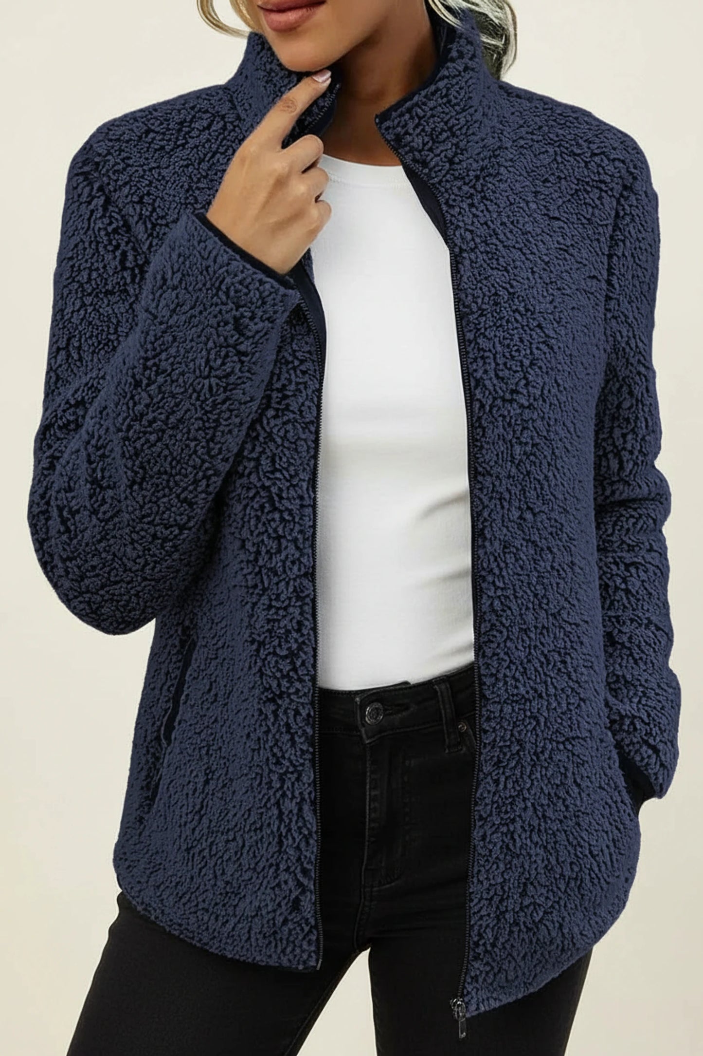 Cozy Teddy Fleece Winter Jacket for Women