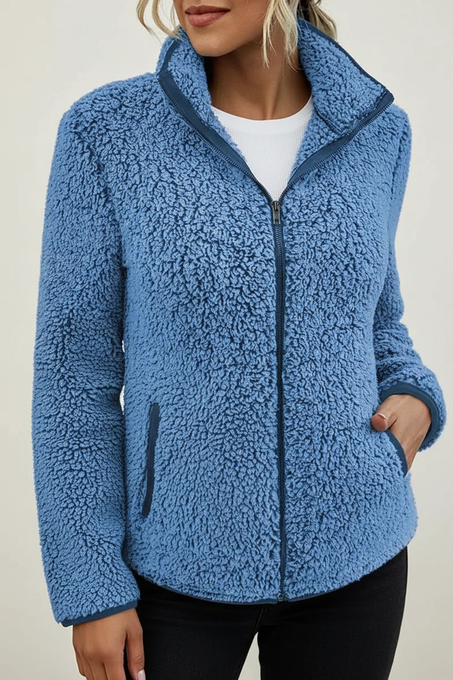 Cozy Teddy Fleece Winter Jacket for Women