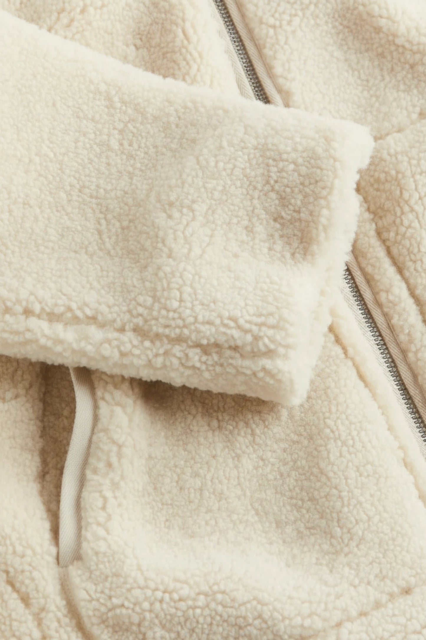 Zip-Up Warm Sherpa Jacket for Women